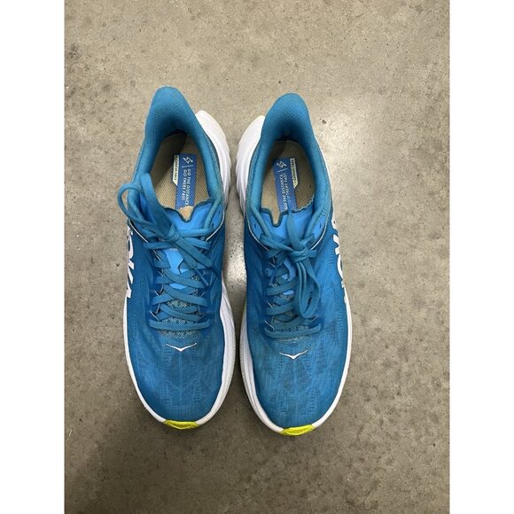 Hoka One One Men's Carbon Blue Running 1113526 dbctr Men size 9 used no box - Picture 3 of 6